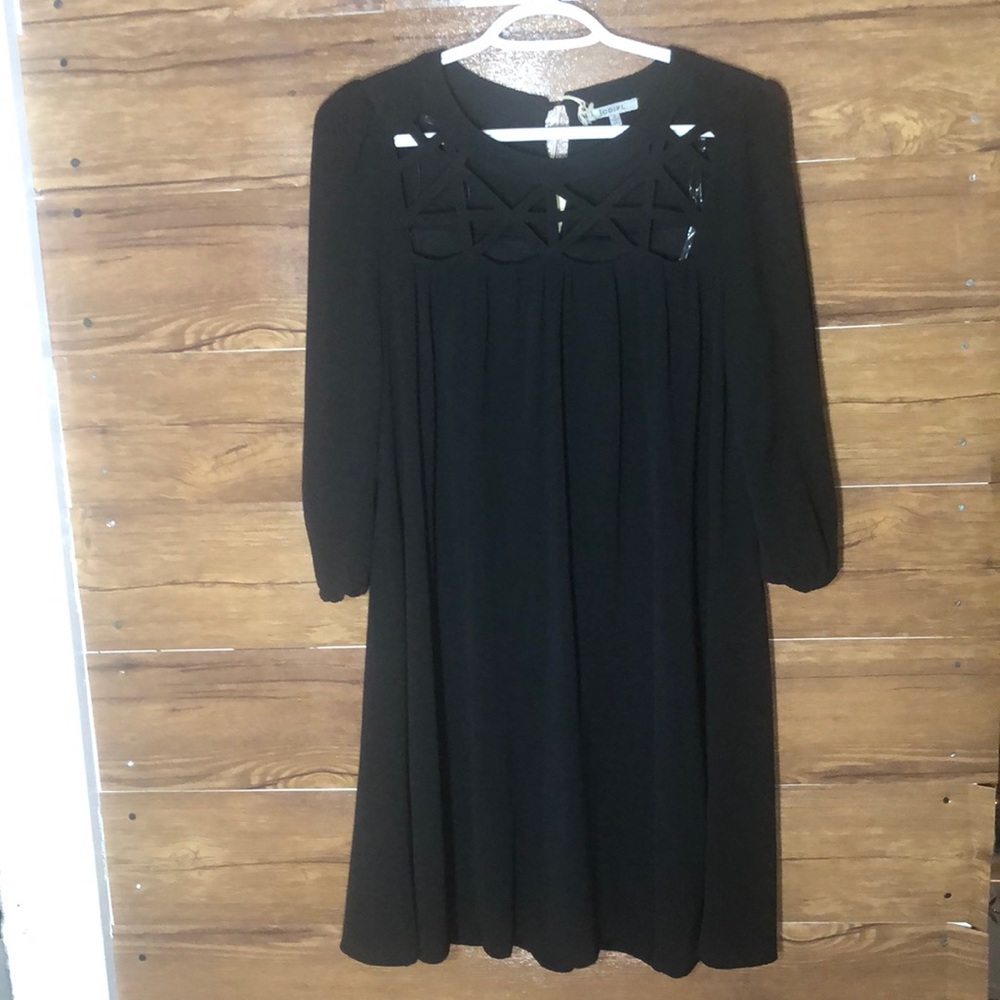 JODIFL LOS ANGLES 119146 black mini dress size small new with tags
